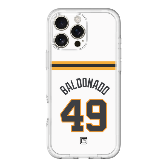 スリムプロテクションプレミアムケース［ 読売ジャイアンツ - #49 BALDONADO - ホーム ］