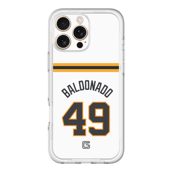 スリムプロテクションプレミアムケース［ 読売ジャイアンツ - #49 BALDONADO - ホーム ］