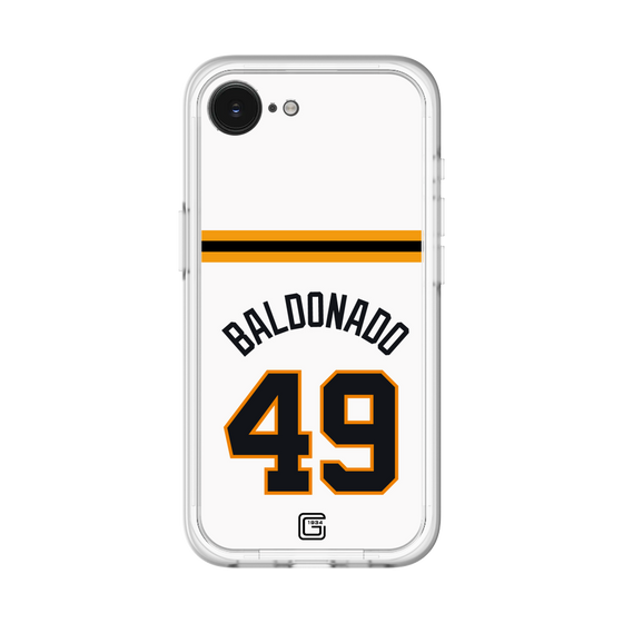 スリムプロテクションプレミアムケース［ 読売ジャイアンツ - #49 BALDONADO - ホーム ］