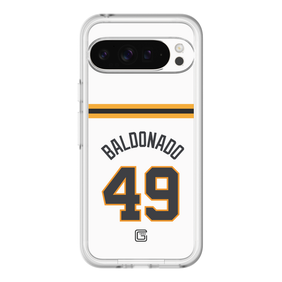 スリムプロテクションプレミアムケース［ 読売ジャイアンツ - #49 BALDONADO - ホーム ］