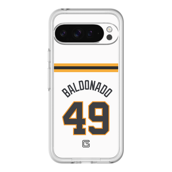 スリムプロテクションプレミアムケース［ 読売ジャイアンツ - #49 BALDONADO - ホーム ］