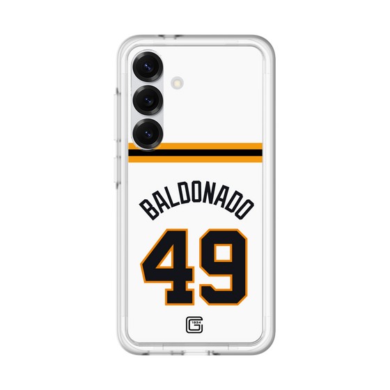スリムプロテクションプレミアムケース［ 読売ジャイアンツ - #49 BALDONADO - ホーム ］