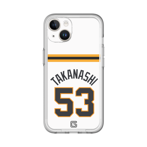 スリムプロテクションプレミアムケース［ 読売ジャイアンツ - #53 TAKANASHI - ホーム ］