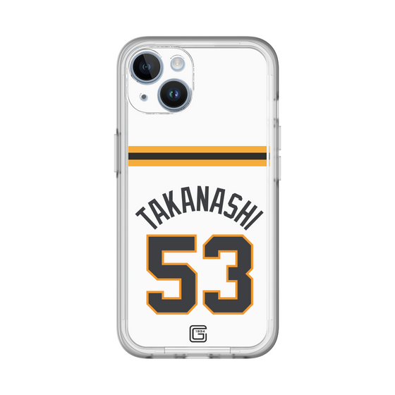 スリムプロテクションプレミアムケース［ 読売ジャイアンツ - #53 TAKANASHI - ホーム ］