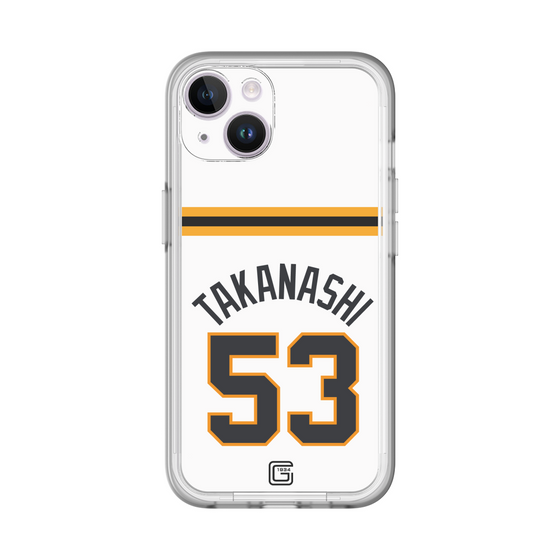スリムプロテクションプレミアムケース［ 読売ジャイアンツ - #53 TAKANASHI - ホーム ］