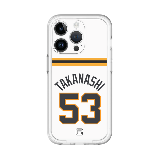 スリムプロテクションプレミアムケース［ 読売ジャイアンツ - #53 TAKANASHI - ホーム ］