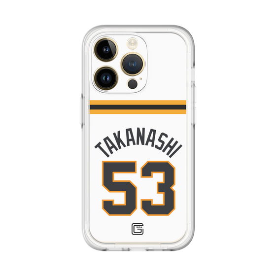 スリムプロテクションプレミアムケース［ 読売ジャイアンツ - #53 TAKANASHI - ホーム ］