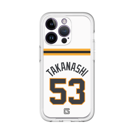 スリムプロテクションプレミアムケース［ 読売ジャイアンツ - #53 TAKANASHI - ホーム ］