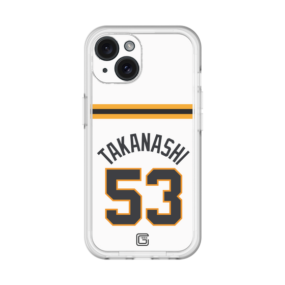 スリムプロテクションプレミアムケース［ 読売ジャイアンツ - #53 TAKANASHI - ホーム ］