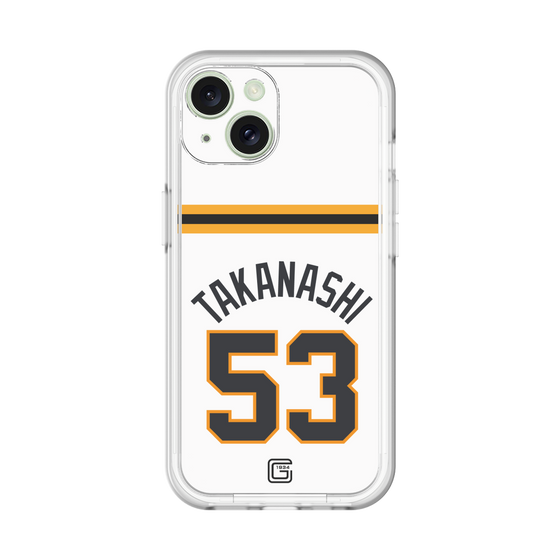 スリムプロテクションプレミアムケース［ 読売ジャイアンツ - #53 TAKANASHI - ホーム ］