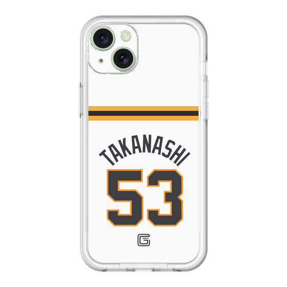スリムプロテクションプレミアムケース［ 読売ジャイアンツ - #53 TAKANASHI - ホーム ］