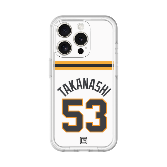 スリムプロテクションプレミアムケース［ 読売ジャイアンツ - #53 TAKANASHI - ホーム ］