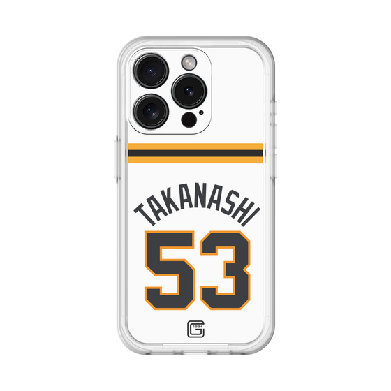 スリムプロテクションプレミアムケース［ 読売ジャイアンツ - #53 TAKANASHI - ホーム ］