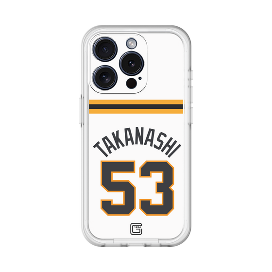スリムプロテクションプレミアムケース［ 読売ジャイアンツ - #53 TAKANASHI - ホーム ］