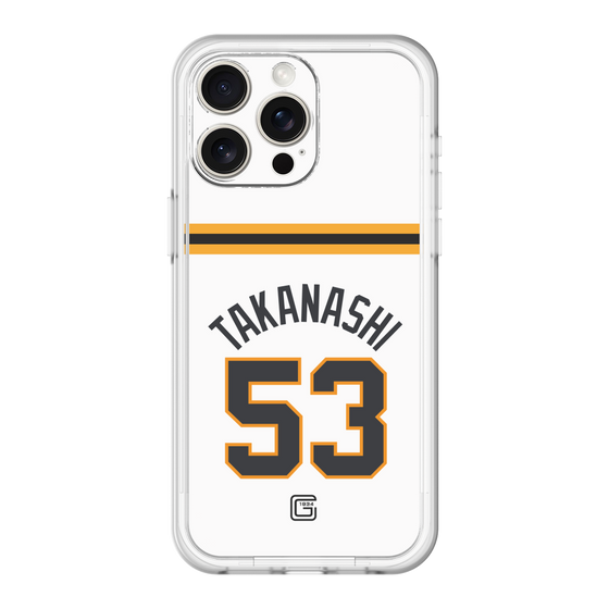 スリムプロテクションプレミアムケース［ 読売ジャイアンツ - #53 TAKANASHI - ホーム ］