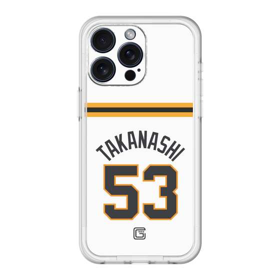 スリムプロテクションプレミアムケース［ 読売ジャイアンツ - #53 TAKANASHI - ホーム ］