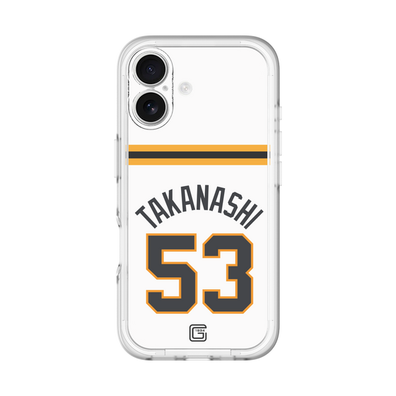 スリムプロテクションプレミアムケース［ 読売ジャイアンツ - #53 TAKANASHI - ホーム ］