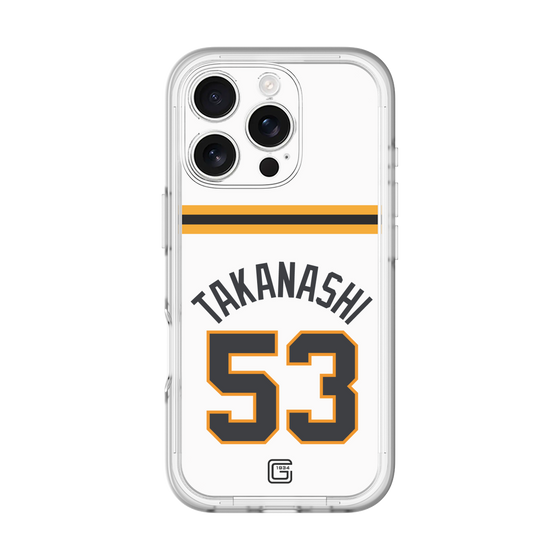 スリムプロテクションプレミアムケース［ 読売ジャイアンツ - #53 TAKANASHI - ホーム ］