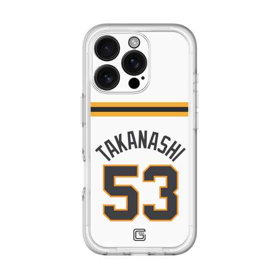 スリムプロテクションプレミアムケース［ 読売ジャイアンツ - #53 TAKANASHI - ホーム ］