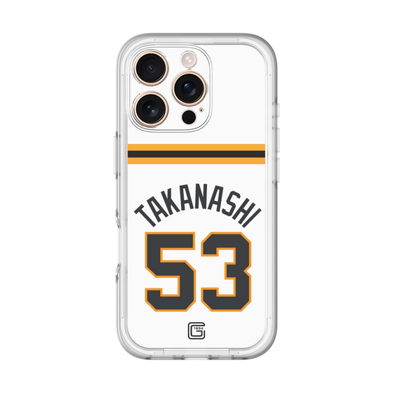 スリムプロテクションプレミアムケース［ 読売ジャイアンツ - #53 TAKANASHI - ホーム ］