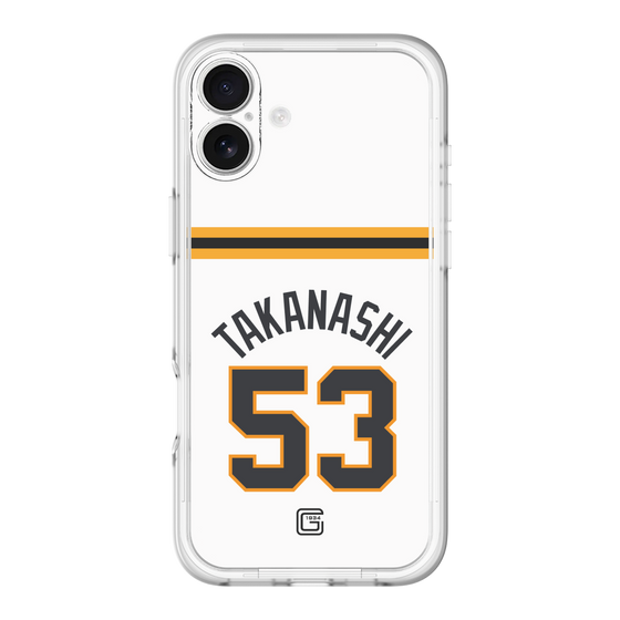 スリムプロテクションプレミアムケース［ 読売ジャイアンツ - #53 TAKANASHI - ホーム ］