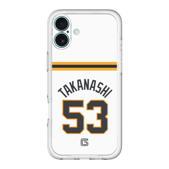 スリムプロテクションプレミアムケース［ 読売ジャイアンツ - #53 TAKANASHI - ホーム ］
