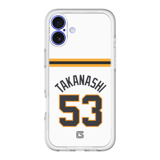 スリムプロテクションプレミアムケース［ 読売ジャイアンツ - #53 TAKANASHI - ホーム ］