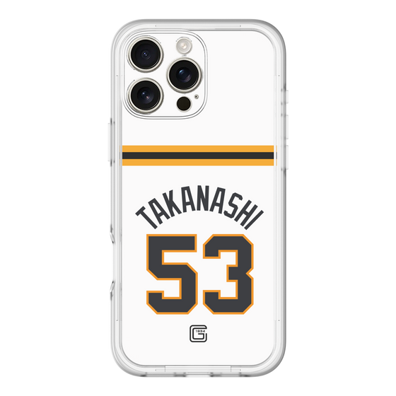 スリムプロテクションプレミアムケース［ 読売ジャイアンツ - #53 TAKANASHI - ホーム ］