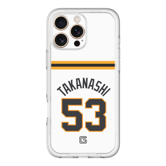 スリムプロテクションプレミアムケース［ 読売ジャイアンツ - #53 TAKANASHI - ホーム ］