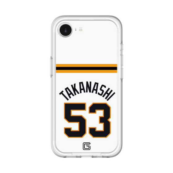 スリムプロテクションプレミアムケース［ 読売ジャイアンツ - #53 TAKANASHI - ホーム ］