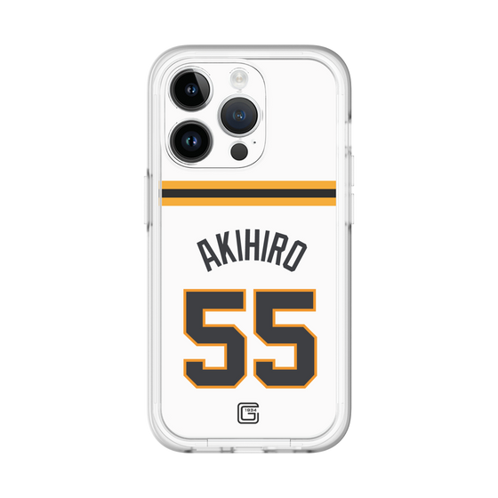 スリムプロテクションプレミアムケース［ 読売ジャイアンツ - #55 AKIHIRO - ホーム ］