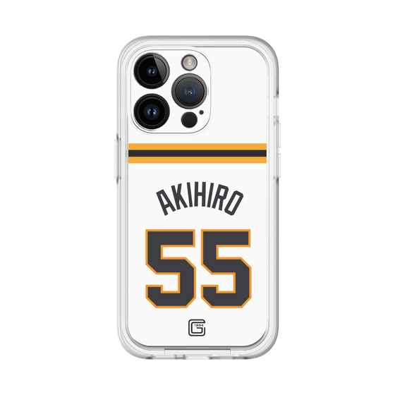 スリムプロテクションプレミアムケース［ 読売ジャイアンツ - #55 AKIHIRO - ホーム ］