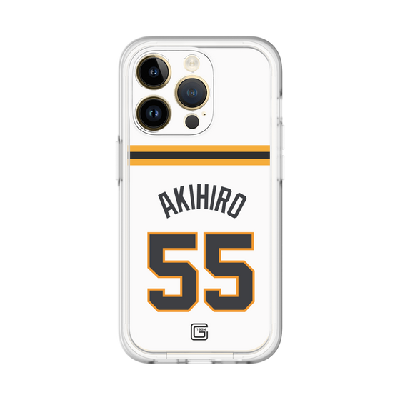 スリムプロテクションプレミアムケース［ 読売ジャイアンツ - #55 AKIHIRO - ホーム ］