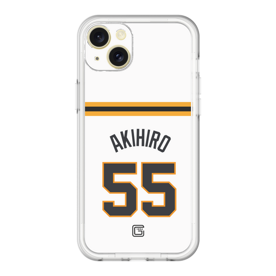 スリムプロテクションプレミアムケース［ 読売ジャイアンツ - #55 AKIHIRO - ホーム ］