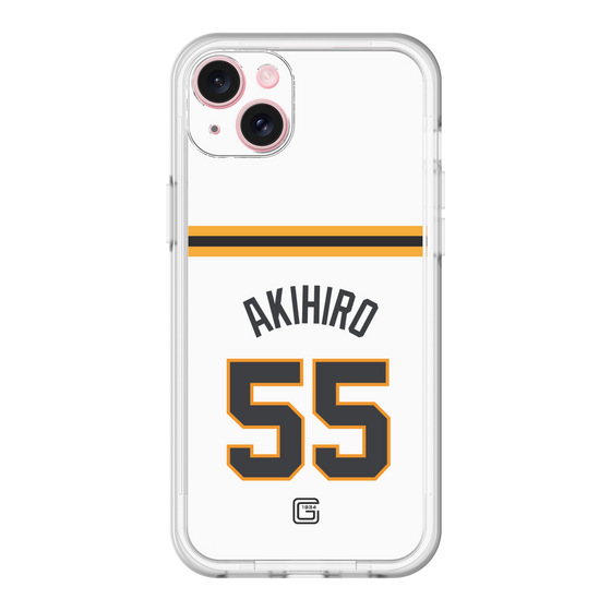 スリムプロテクションプレミアムケース［ 読売ジャイアンツ - #55 AKIHIRO - ホーム ］