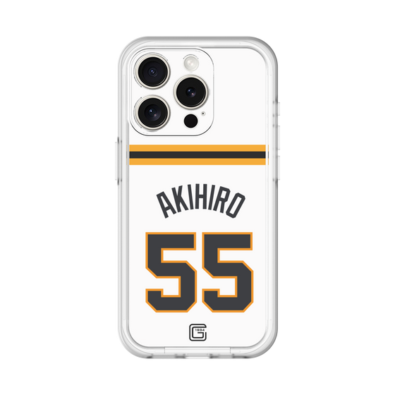スリムプロテクションプレミアムケース［ 読売ジャイアンツ - #55 AKIHIRO - ホーム ］