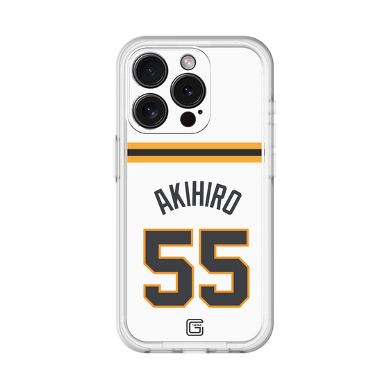 スリムプロテクションプレミアムケース［ 読売ジャイアンツ - #55 AKIHIRO - ホーム ］