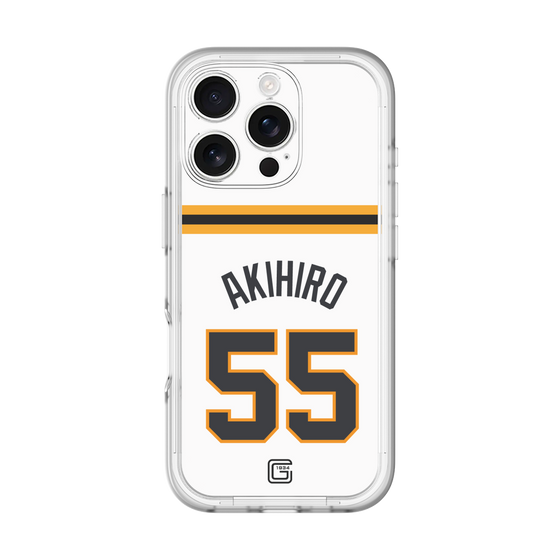 スリムプロテクションプレミアムケース［ 読売ジャイアンツ - #55 AKIHIRO - ホーム ］