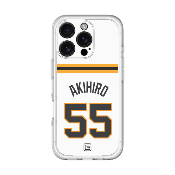 スリムプロテクションプレミアムケース［ 読売ジャイアンツ - #55 AKIHIRO - ホーム ］