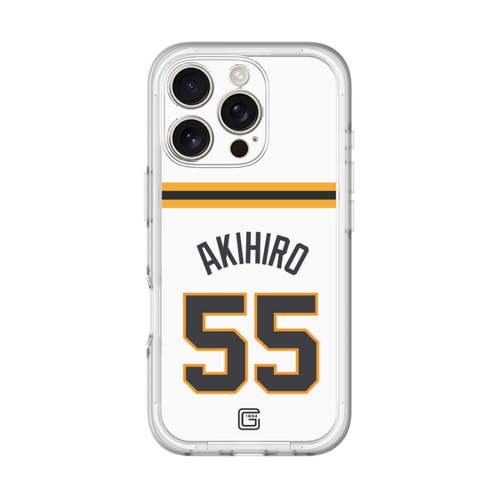 スリムプロテクションプレミアムケース［ 読売ジャイアンツ - #55 AKIHIRO - ホーム ］