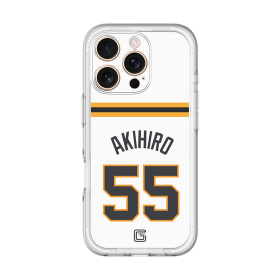 スリムプロテクションプレミアムケース［ 読売ジャイアンツ - #55 AKIHIRO - ホーム ］