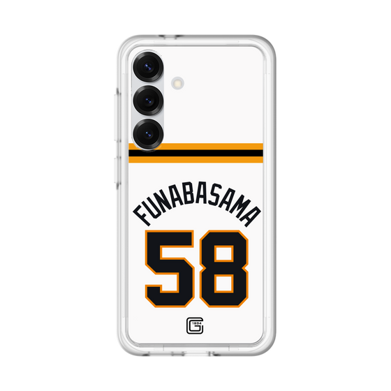スリムプロテクションプレミアムケース［ 読売ジャイアンツ - #58 FUNABASAMA - ホーム ］