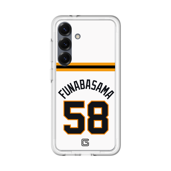 スリムプロテクションプレミアムケース［ 読売ジャイアンツ - #58 FUNABASAMA - ホーム ］
