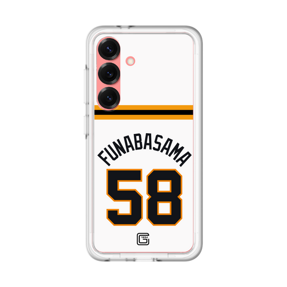 スリムプロテクションプレミアムケース［ 読売ジャイアンツ - #58 FUNABASAMA - ホーム ］