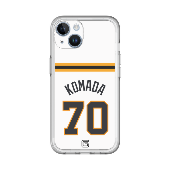 スリムプロテクションプレミアムケース［ 読売ジャイアンツ - #70 KOMADA - ホーム ］