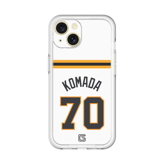スリムプロテクションプレミアムケース［ 読売ジャイアンツ - #70 KOMADA - ホーム ］