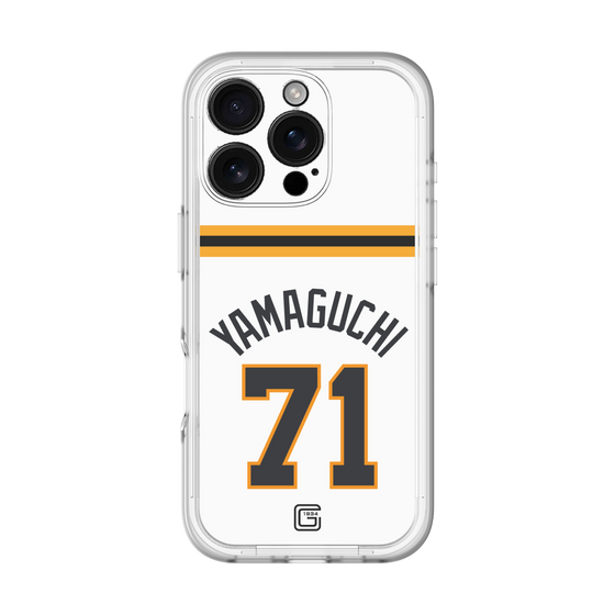 スリムプロテクションプレミアムケース［ 読売ジャイアンツ - #71 YAMAGUCHI - ホーム ］