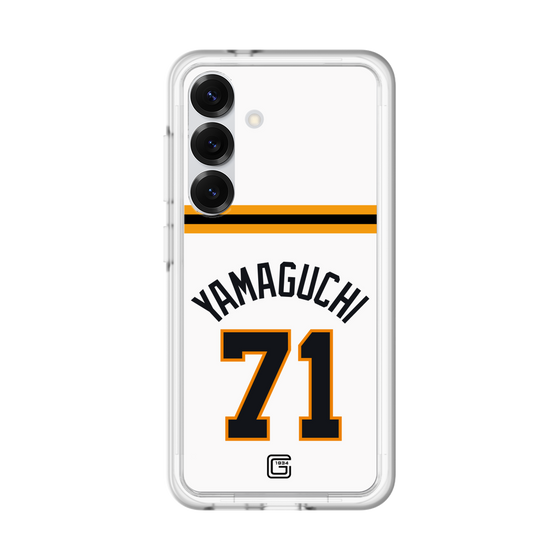 スリムプロテクションプレミアムケース［ 読売ジャイアンツ - #71 YAMAGUCHI - ホーム ］
