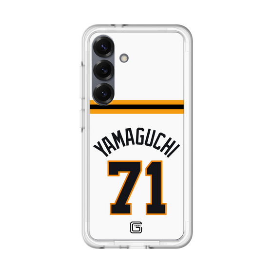 スリムプロテクションプレミアムケース［ 読売ジャイアンツ - #71 YAMAGUCHI - ホーム ］
