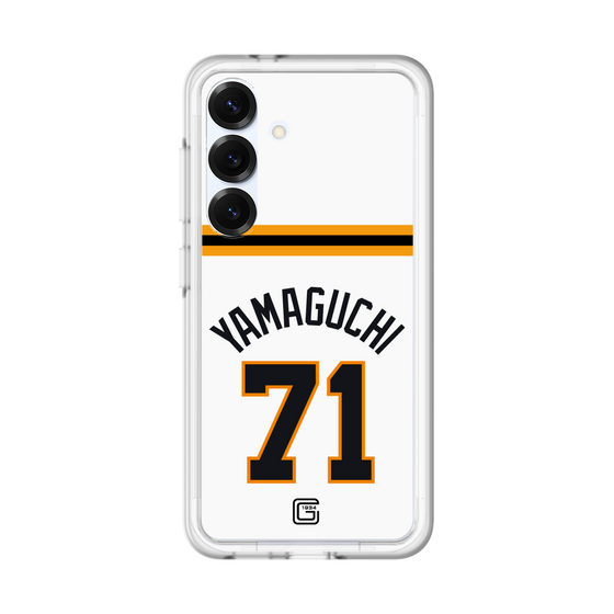 スリムプロテクションプレミアムケース［ 読売ジャイアンツ - #71 YAMAGUCHI - ホーム ］